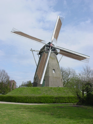 Windmill in outskirts of Barneveld