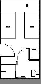 3 berth cabin