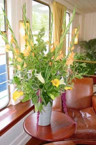 Flowers on board