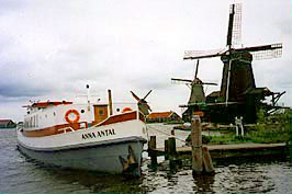 Anna Antal with windmills