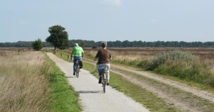 Cycling on quiet bike paths through quiet country. Photo courtesy of Netherlands Board of Tourism