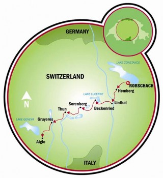 Alpine Panoramic Trail Map