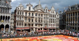 Grand Place in Brussels. Photo via Wikimedia Commons:Leguy