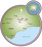Andalusia - Seville to Granada Map