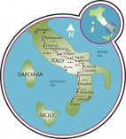 Bologna to Tropea Map
