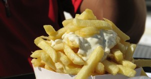 Yummy Belgian fries! Photo via Flickr:vitamindave