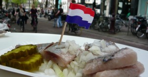 Harring broodje in Amsterdam! Photo via Flickr:WordRidden