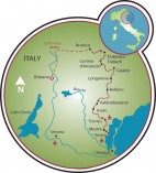 Dolomites to Venice Map