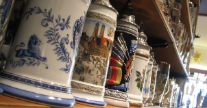 Deutsche beer steins for sale! Photo via Flickr:kreativitea