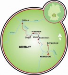 Heidelberg - Koblenz Map
