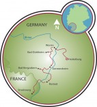 Heidelberg to Strasbourg Map
