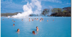 The famous Blue Lagoon