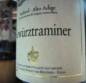 Gewurztraminer Wine from Bolzano. Photo via Flickr:Fabio Bruna