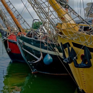 Boats in Stavoren - photo via Flickr:1stsite