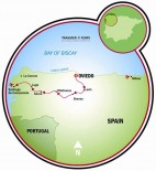 Jacob’s Pilgrimage Tour Map