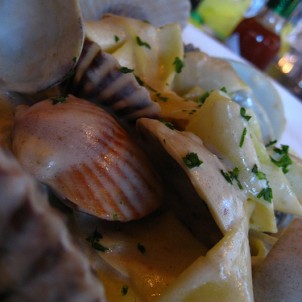 Clams from the sea! Photo via Flickr:adactio