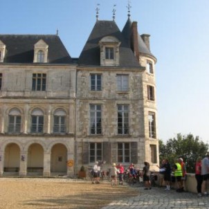 Stopping to visit a chateau - photo courtesy of Loire Valley Travel