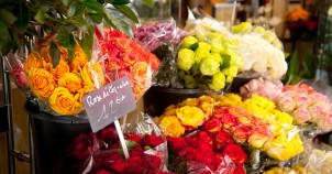 Flowers in Paris - photo via Flickr:Daxis