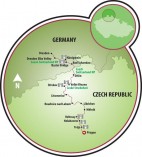 Prague to Dresden Map