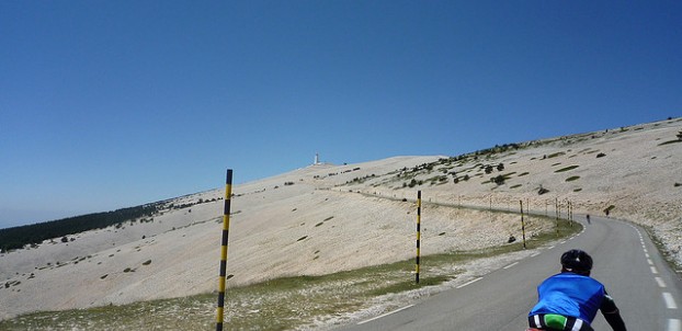 Cycling the famous Mont Ventoux. Photo via Flickr:jack_of_hearts_398