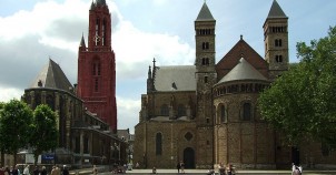 Famous Vrijthof Square in Maastricht - photo by Euku via Wikimedia Commons