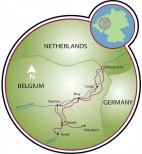 Ravel Bike Route Map