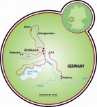 Remagen - Rhine Valley Map