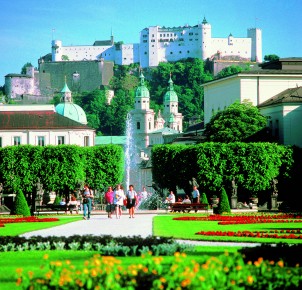 Mirabell Gardens in Salzburg. Photo courtesy of Austrian National Tourist Office