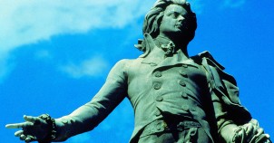 Statue of Mozart in Salzburg. Photo courtesy of Austrian National Tourist Office