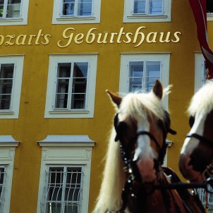 Birthplace of Mozart, Salzburg. Photo courtesy of Austrian National Tourist Office