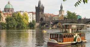 River cruise in Prague - photo via Flickr:david.nikonvscanon
