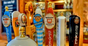 Beer drinking is a favorite past time in Germany!