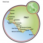 Cilento Coast and Basilicata Map