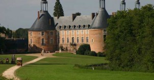 Chateau de Saint Fargeau in Burgundy