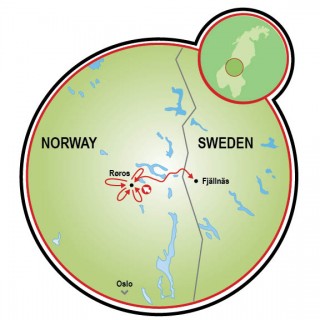 Norway & Sweden, A multi activity experience Map