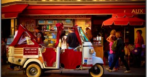 A little apecar in Paris - photo via Flickr:Moyan Brenn