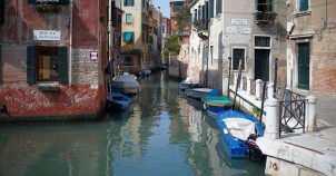 Venice's many canals. Photo by Patrick Hickey.