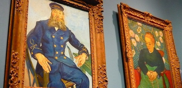 Van Gogh paintings in Van Gogh Museum, Amsterdam - photo via Flickr:Herry Lawford
