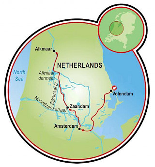 Sailing through Tulips Map