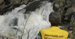 Hennie at Great Falls by Potomac River