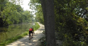 Hennie cycling around D.C.