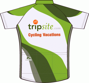 Rückseite Fahrradtrikot