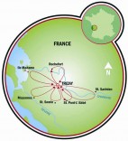 Trizay Map