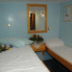 Cabins below deck