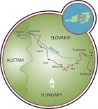 Donau Rad- und Wellnesstour Map
