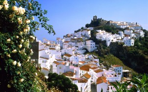 Mountain village of Casares, Malaga - photo via Flickr:miquitos