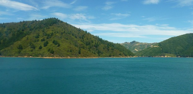 Marlborough Sounds. Photo via Flickr:Mafue