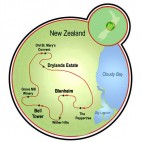 New Zealand’s Wine Trail Map