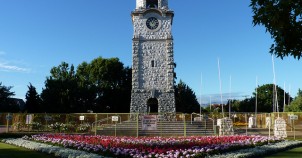 Seymour Square, the main square in Blenheim. Photo via Flickr:Mafue