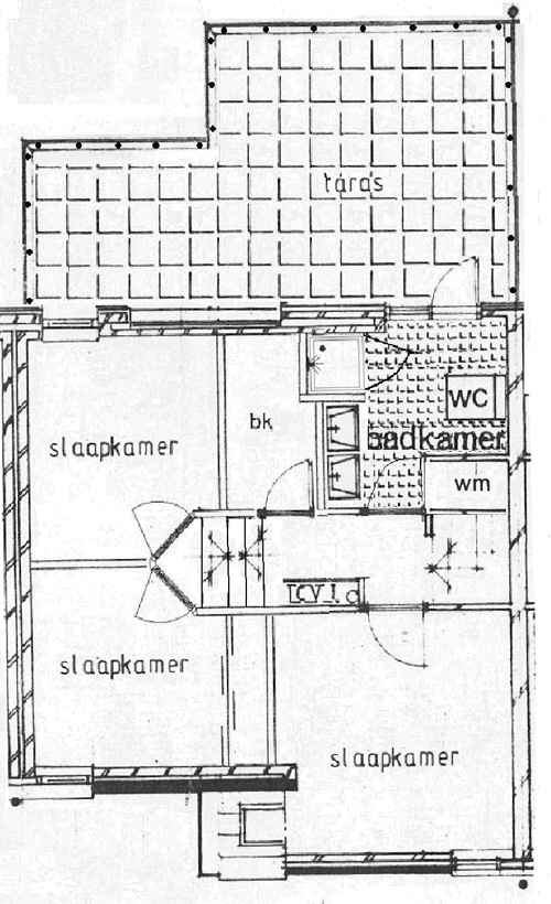 top floorplan of townhouse